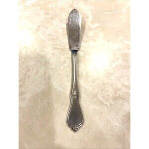 Butter Knife Flat Oneida MORNING BLOSSOM Burnished Handle 6 5/8” Stainless